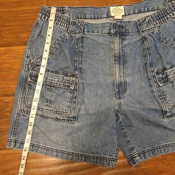 St John's bay men blue jean shorts - Picture 5 of 8